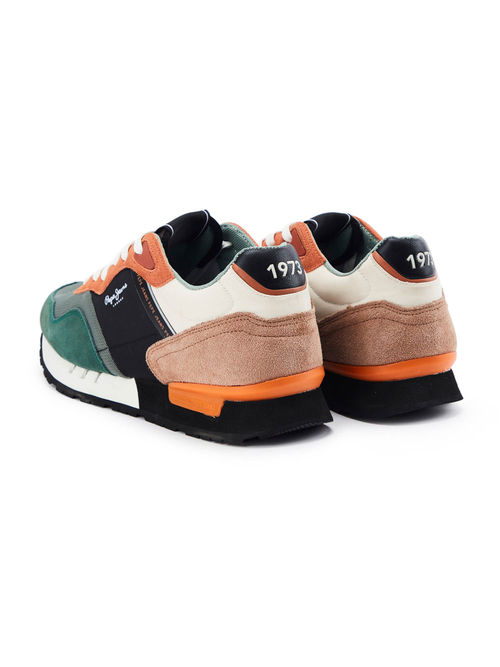 Pepe Jeans Green and Black Anti-Skid Sneakers