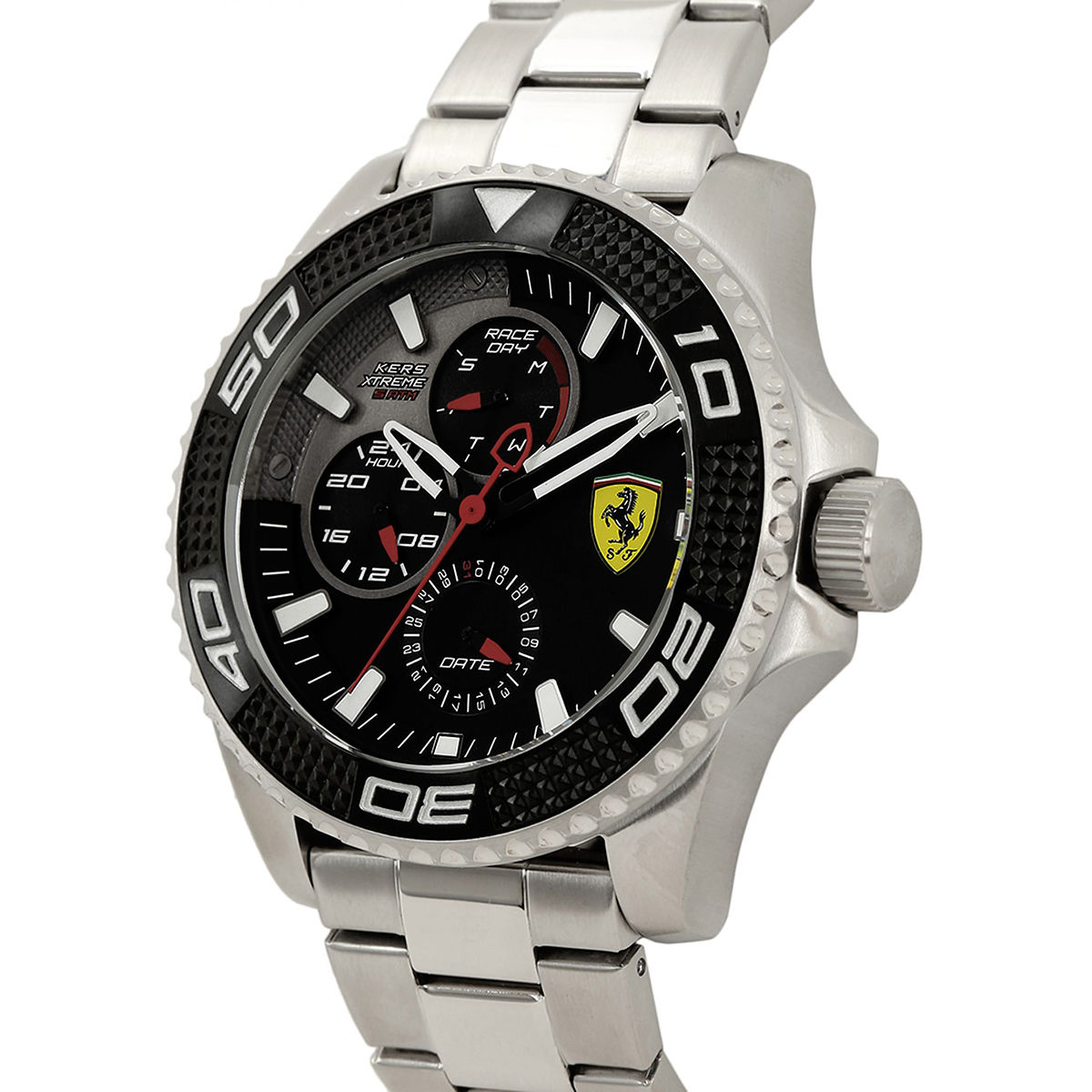 Buy Scuderia Ferrari Kers Xtreme 0830470 Black Dial Multifunction