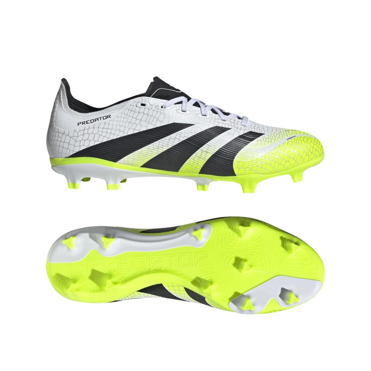 adidas Predator サッカーシューズ ホワイト/ライムグリーン Buy adidas PREDATOR LEAGUE FG Football Shoes Unisex - White Online