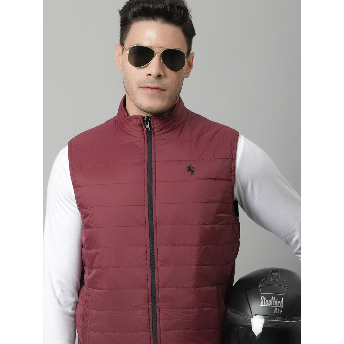 Buy Cantabil Men Reversible Wine Jacket Online