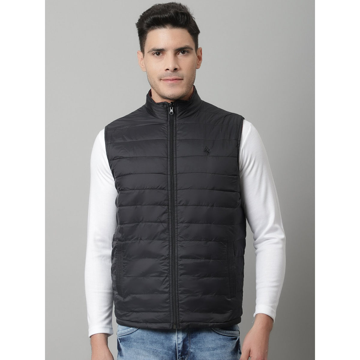 Buy Cantabil Men Reversible Wine Jacket Online