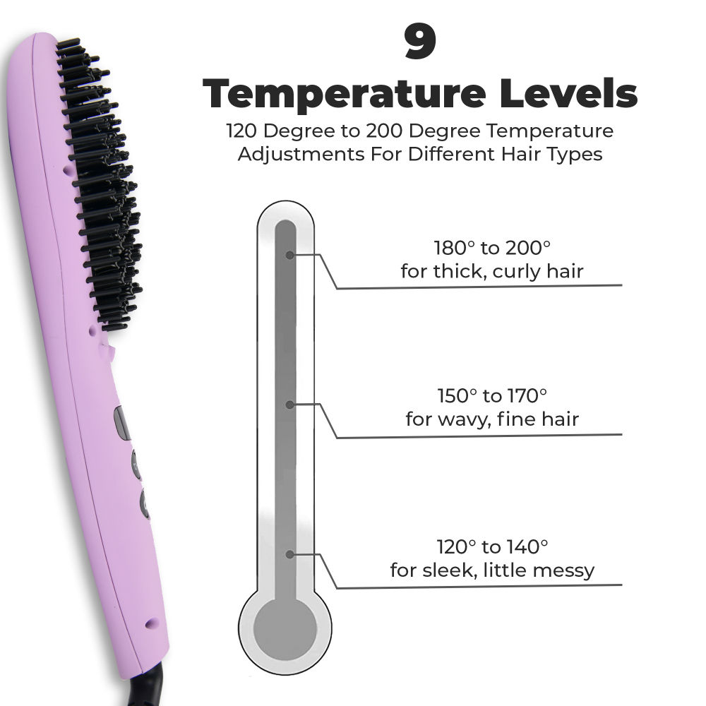 Hair straightener brush nykaa shop