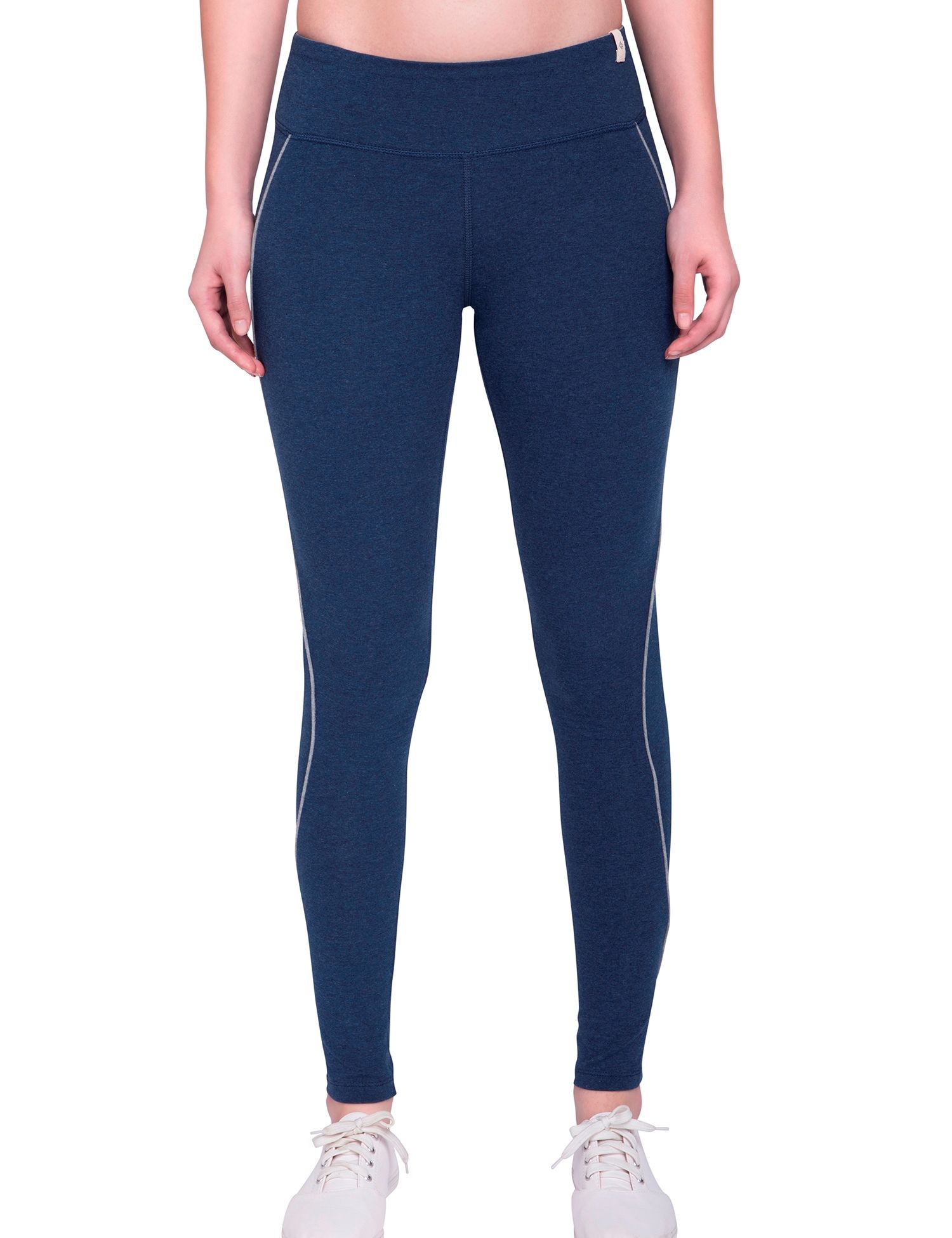 Buy Satva Organic Cotton Sports Tights For Women Blue S Online