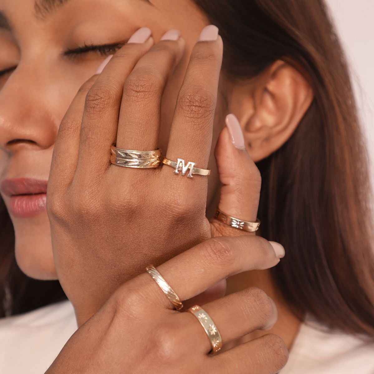 Festive Gold Oversized Ring – www.pipabella.com