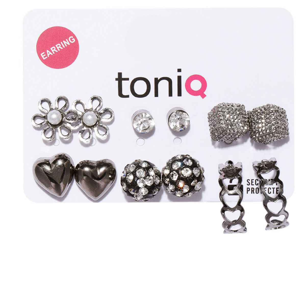 Toniq Set Of 6 Quirky Set Of 6 Quirky Earrings Buy Toniq Set Of 6