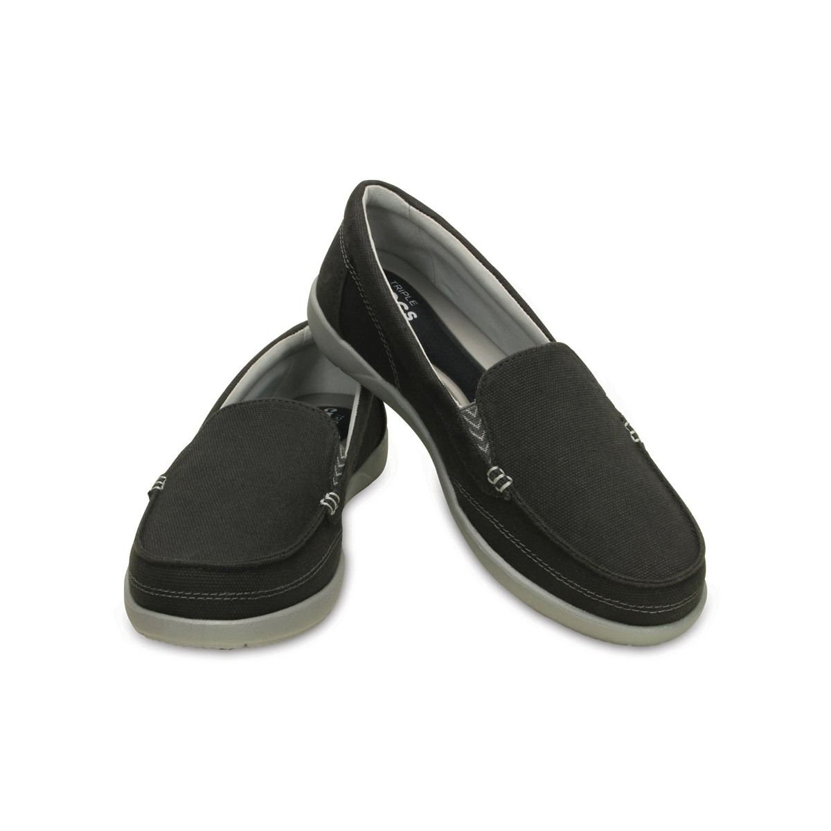 Buy Crocs Black Walu Women Loafers Online