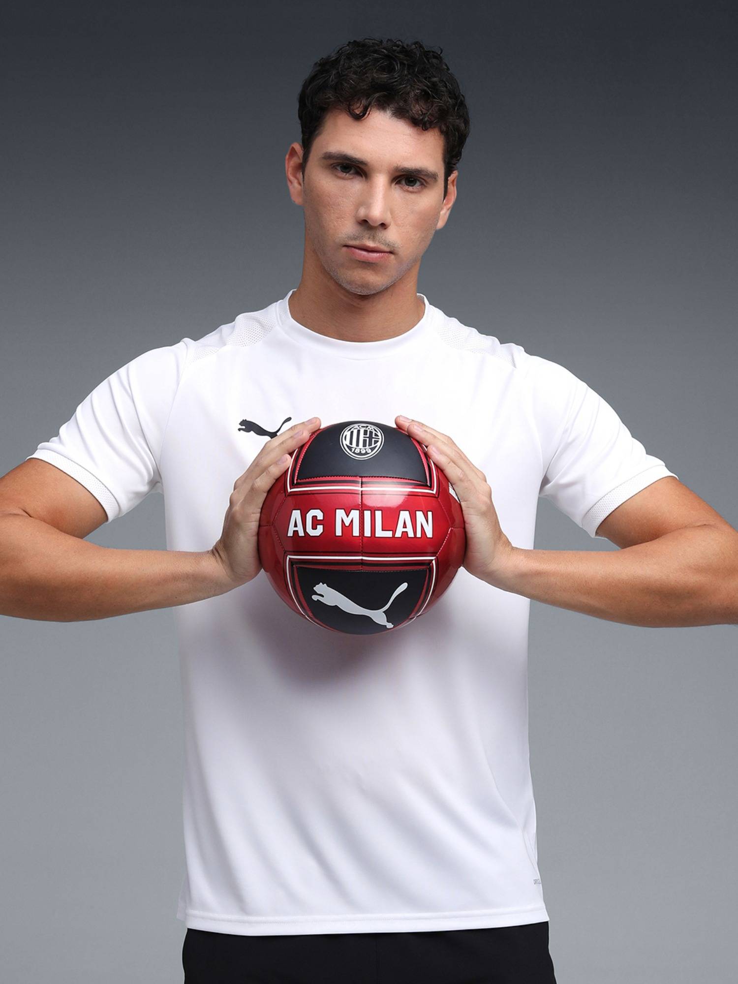 Puma AC Milan Culture Shiny Football - Red