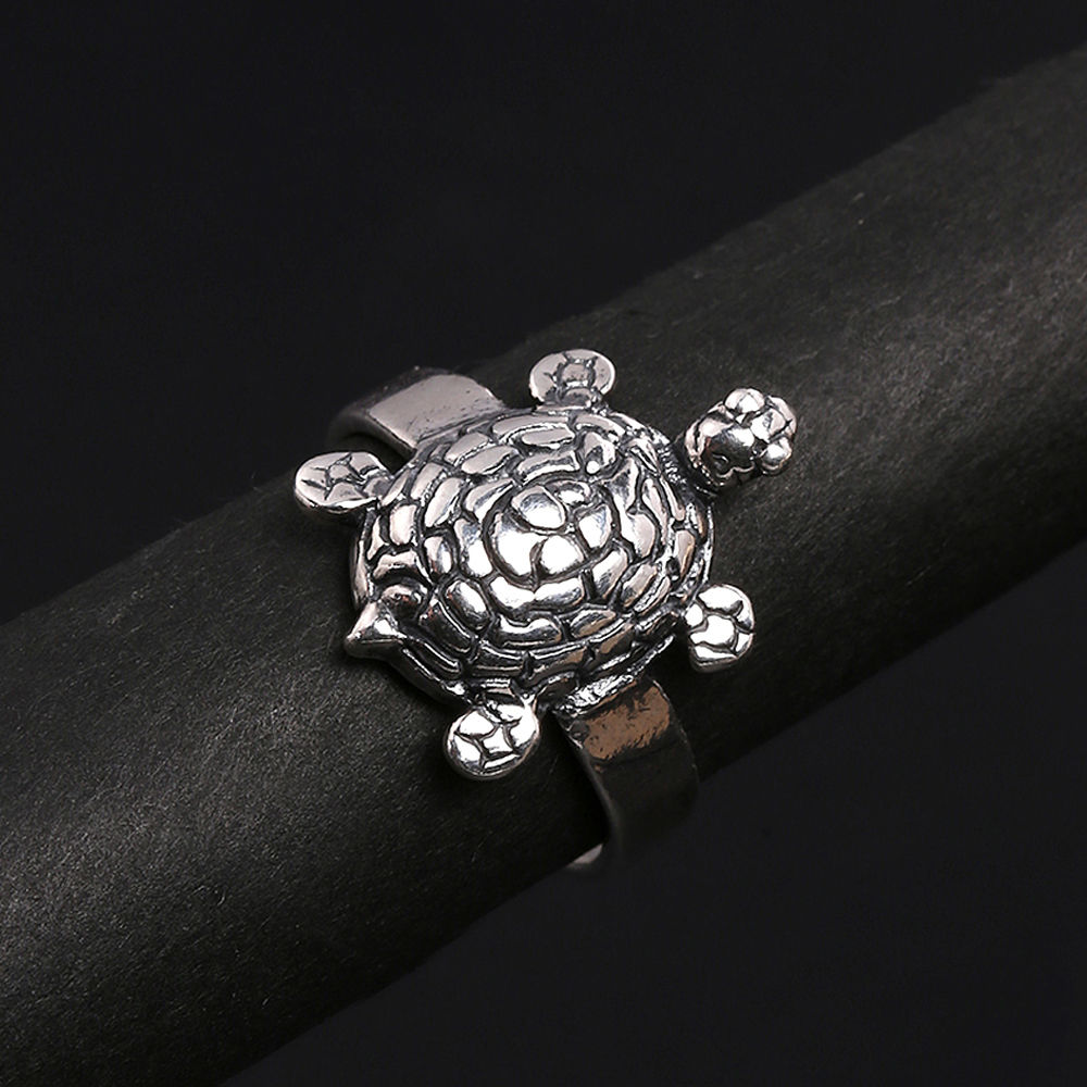 Tortoise Ring Antique Silver Ring Turtle Ring Symbolic - Etsy Canada | Mens  gemstone rings, Antique silver rings, Tortoise ring