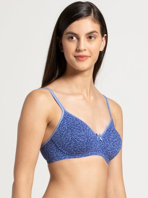 Iris Blue Plain Jockey Seamless Shaper Bra at Rs 439/piece in Bengaluru