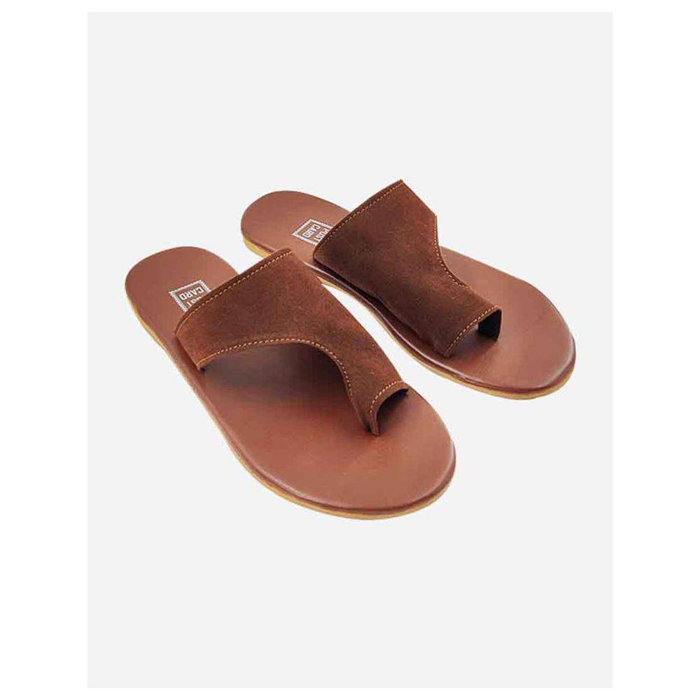 Post Card Brown Solid Flats (UK 8)