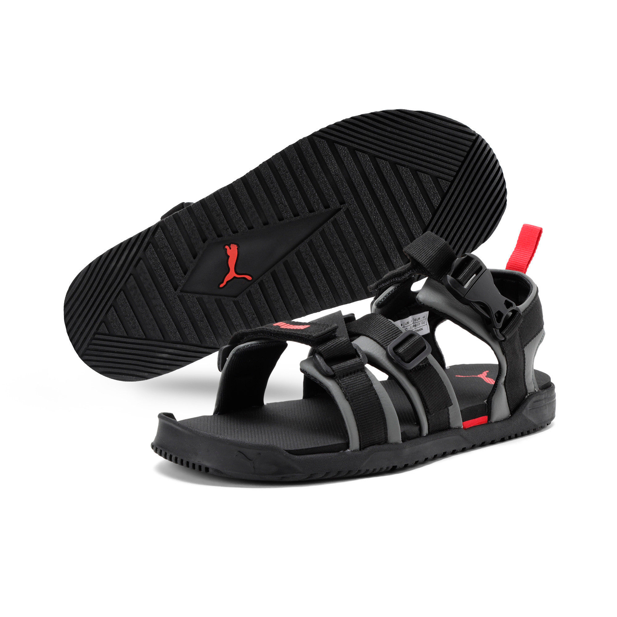 Amazon.com | PUMA Women's Softride Sandal Sport, Puma Black-Dark Slate, 7 |  Sport Sandals & Slides