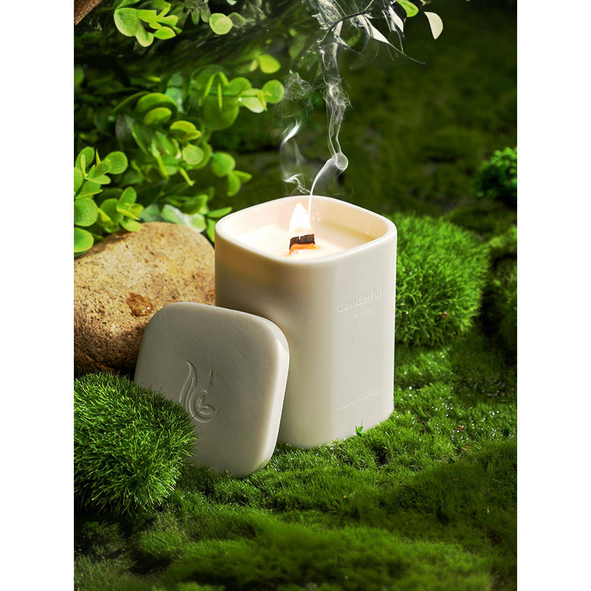 Absorbia Off White Oolong Candle