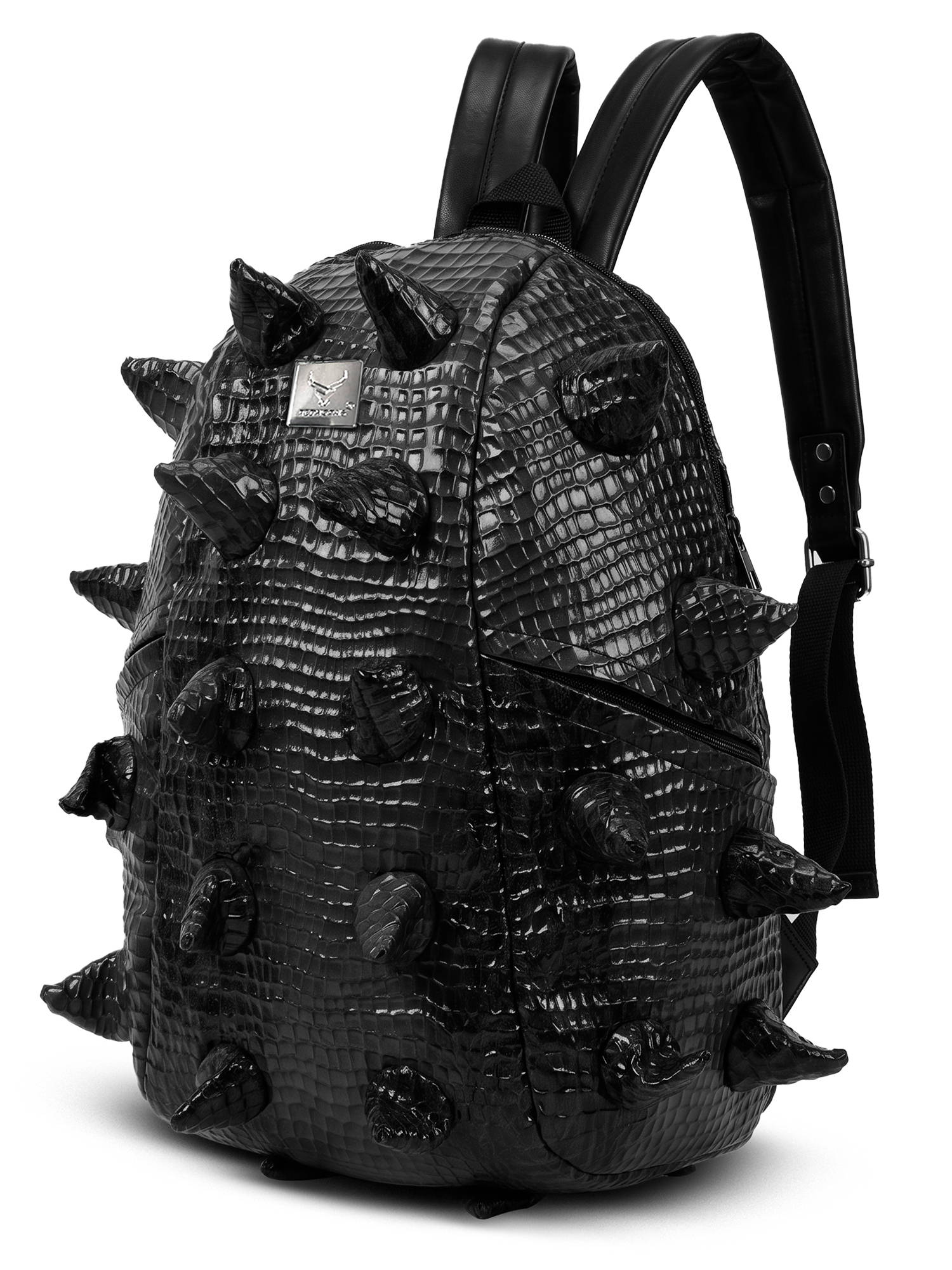 Buy REDHORNS Black Crocodile Texture Pu Leather Outdoor Backpack