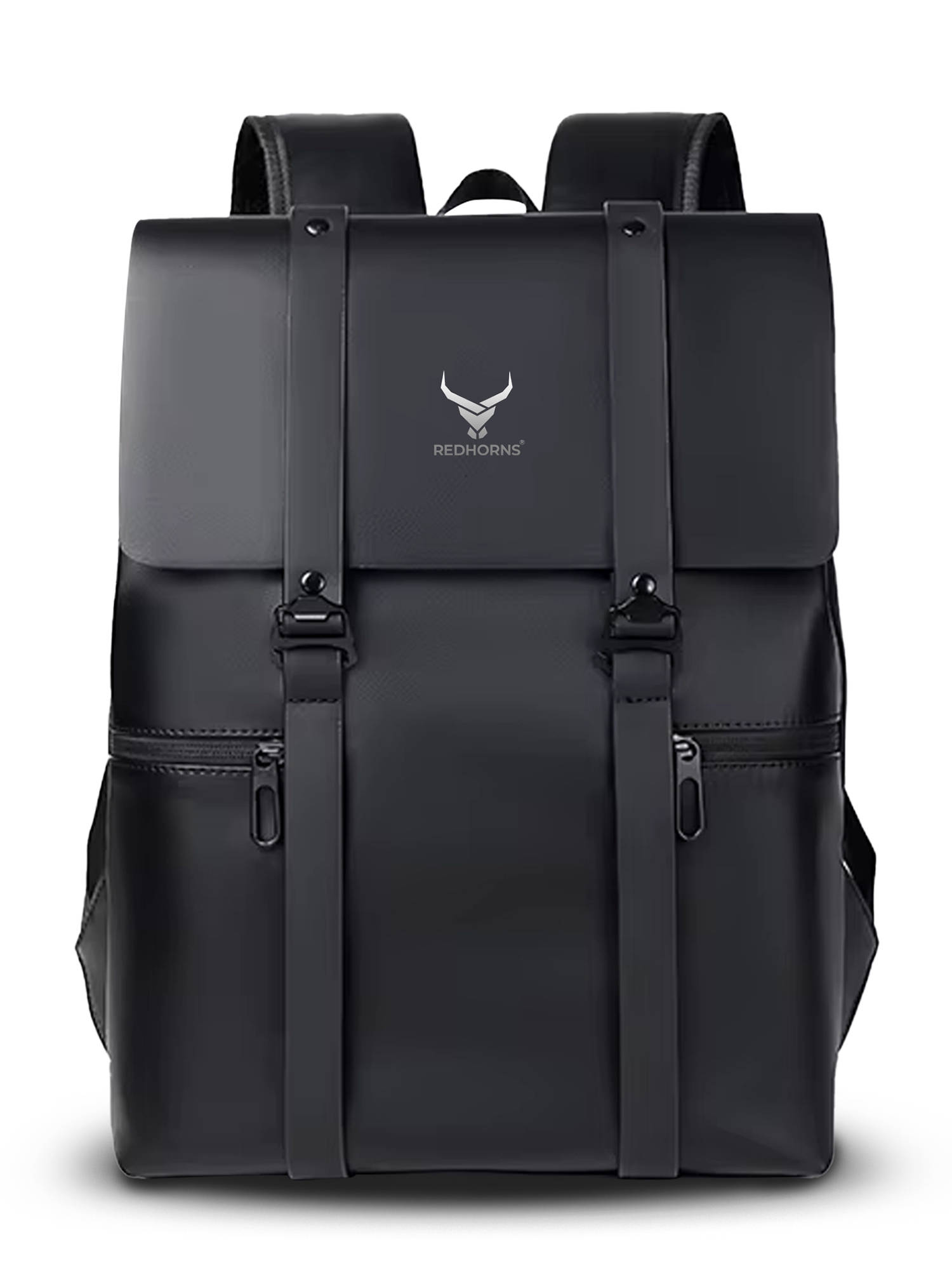 Buy REDHORNS Black Water Resistant Laptop Backpack For Unisex 25L