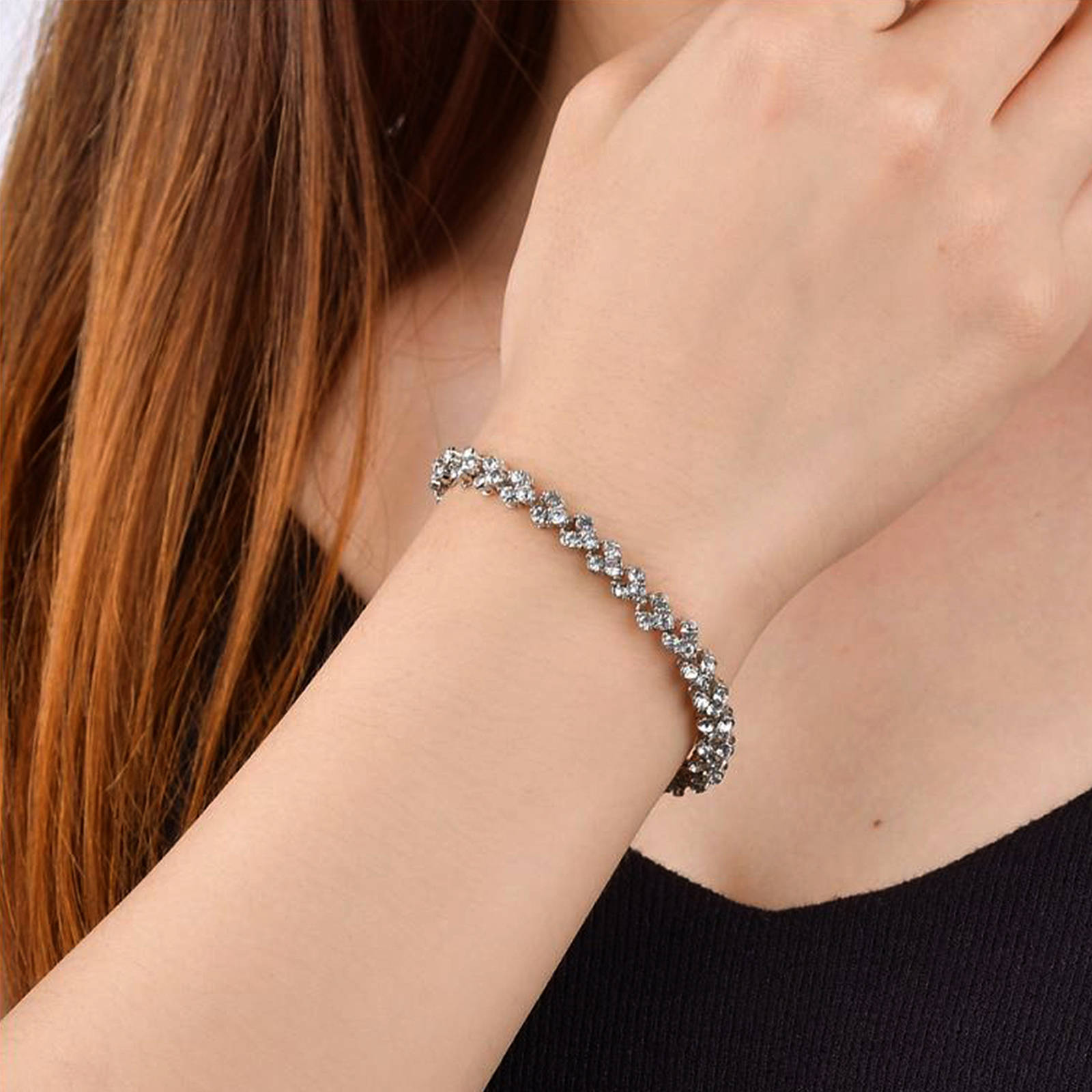 Joker & Witch Crystal Chaplet Bracelet