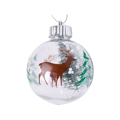 Voncasa Christmas Hanging Balls Tree Decoration Balls Hanging Ornament  Transparent