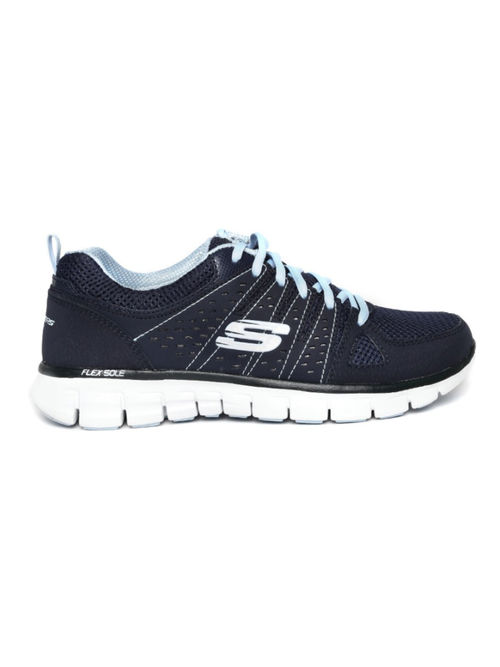 Buy SKECHERS Women Look Book Navy Blue Running Shoes Online