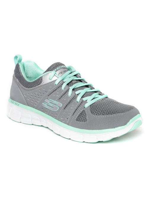 Buy SKECHERS Women Look Book Grey Running Shoes Online