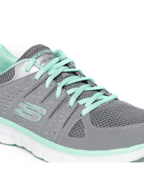 Buy SKECHERS Women Look Book Grey Running Shoes Online