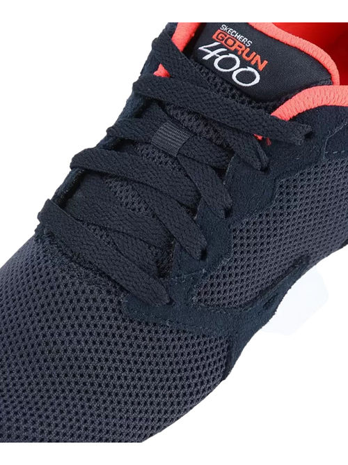 SKECHERS Women Go Run 400 Navy Blue Running Shoes (UK 3)