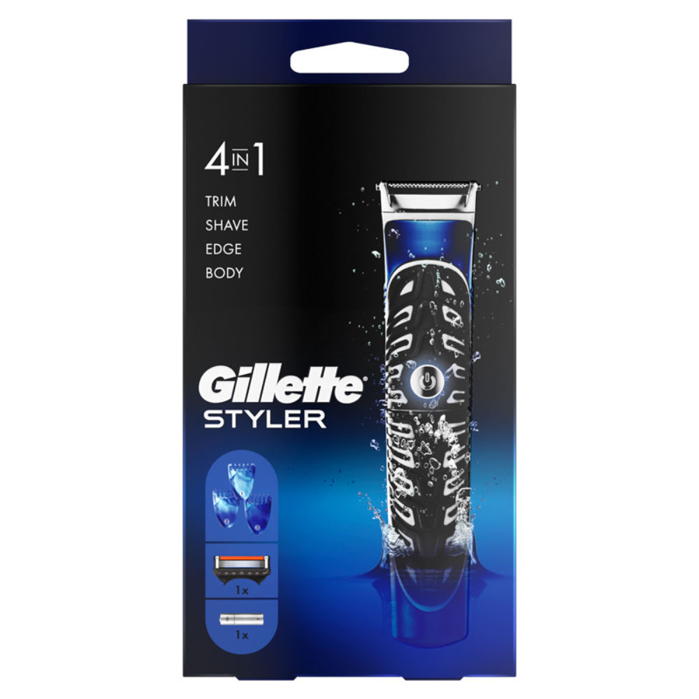 Gillette Fusion Proglide 4-In-1 Styler for Trimming, Shaving, Beard Edging and Body Hair Trimming