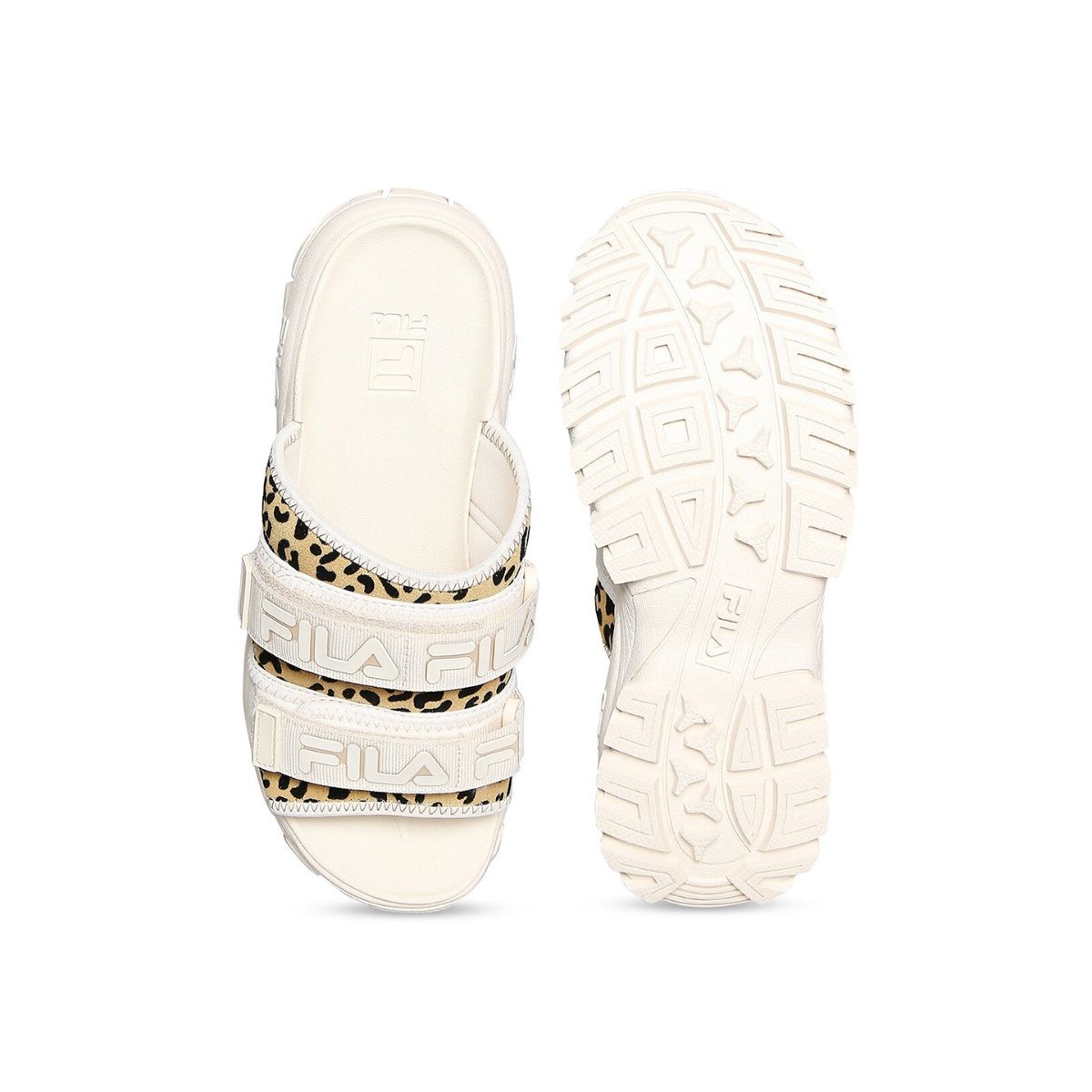 Fila animal print online sandals