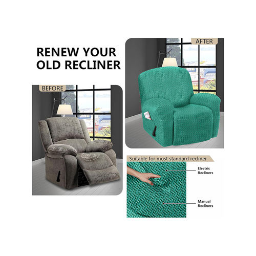 Cortina Elastic Stretchable Jacquard Recliner Cover (1 Seater)