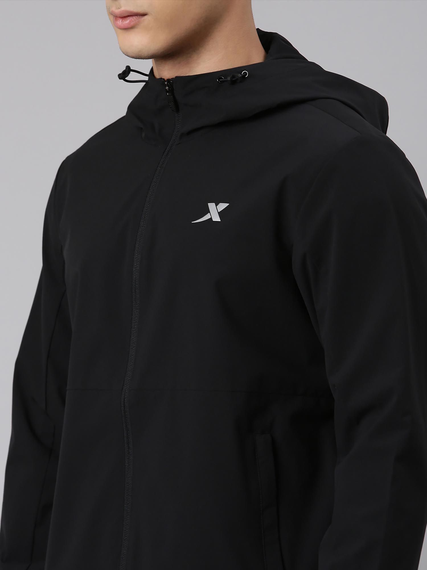 Buy Xtep Black Running Series Future Runners Themed Hoodie Style