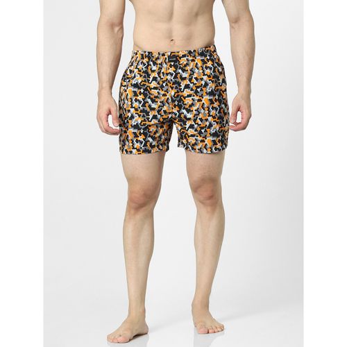 Jack Jones Orange Camo Print Boxers (S)