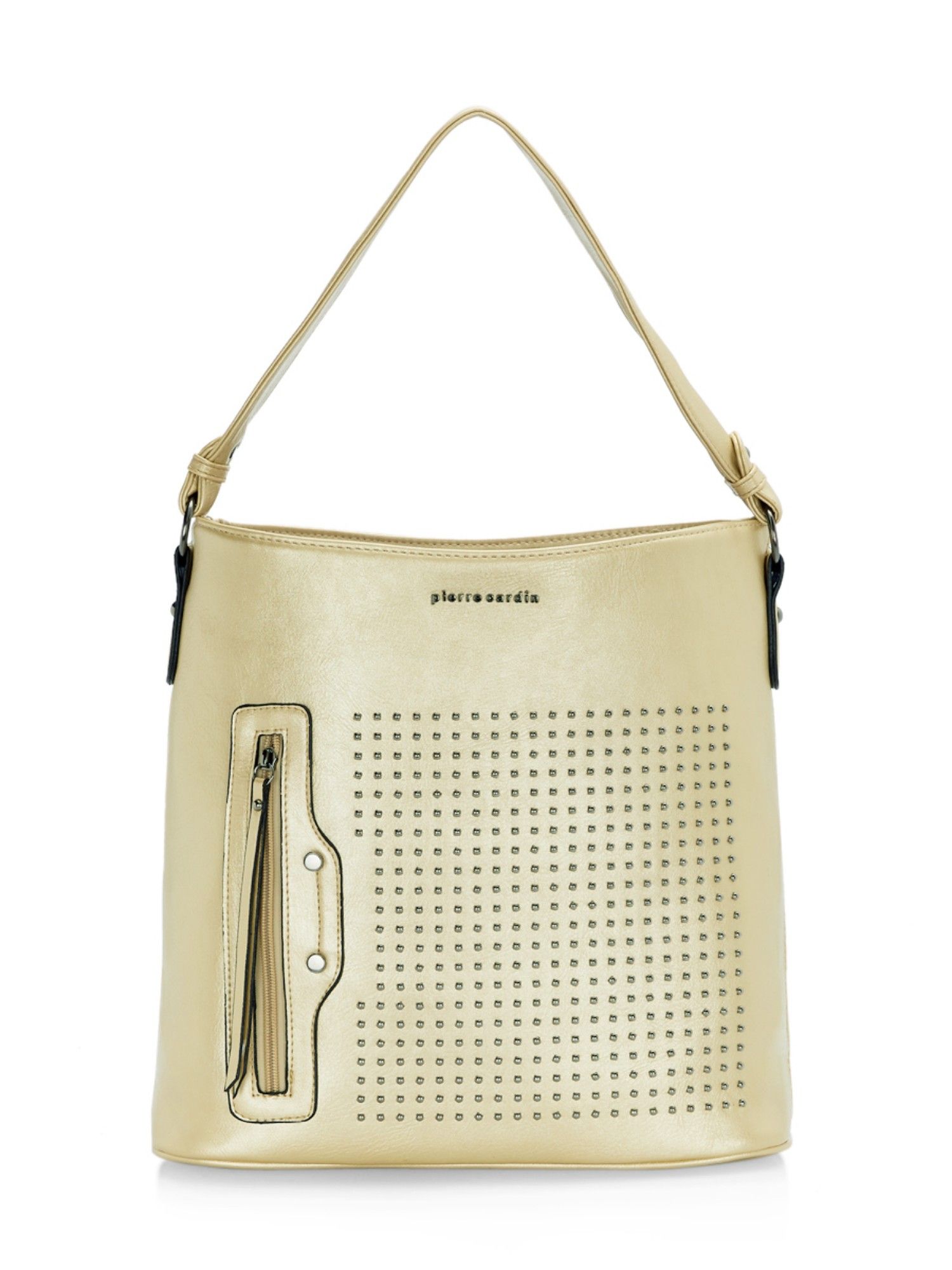 Pierre Cardin Bags Beige Embellished Hobo Handbag