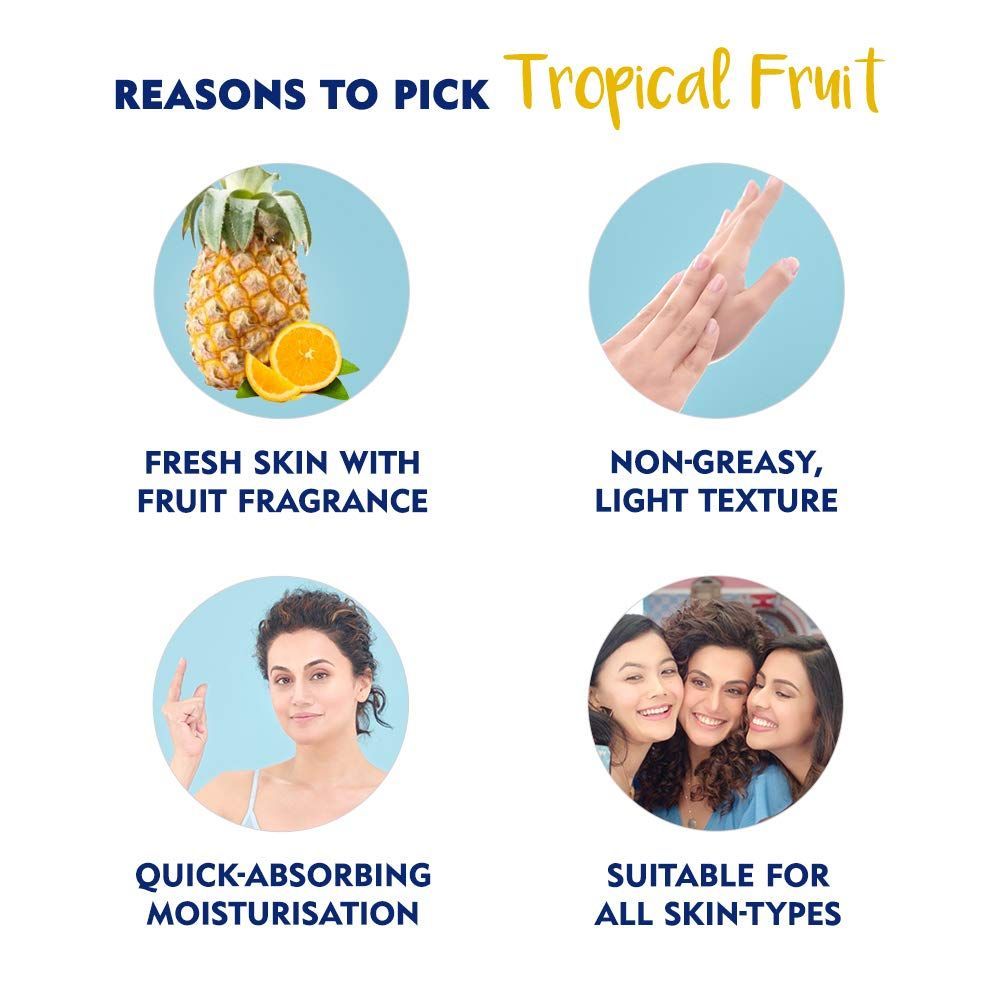nivea tropical fruit