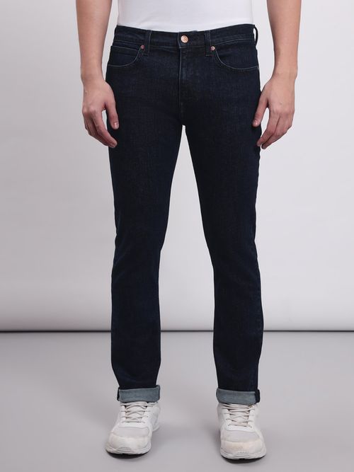 Buy Lee Men Navy Blue Travis Slim Fit Mid Rise Jeans Online