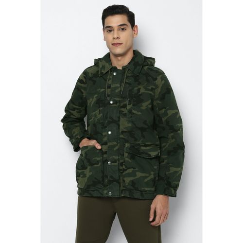 American Eagle Men Green Camo Workwear Jacket