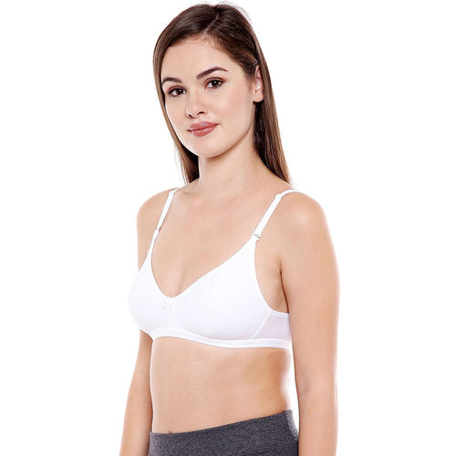 BODYCARE Women's Cotton Padded Bra (Pack of 1) White : : Fashion