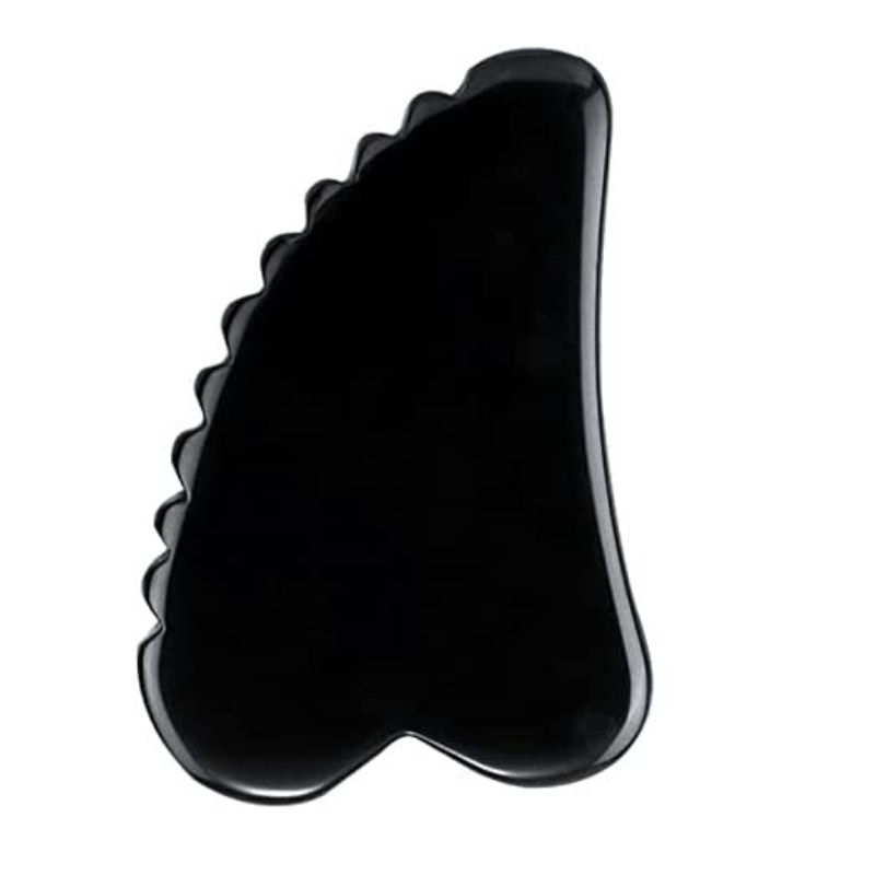 Buy Getmecraft Black Obsidian Facial Roller And Comb Edge Gua Sha