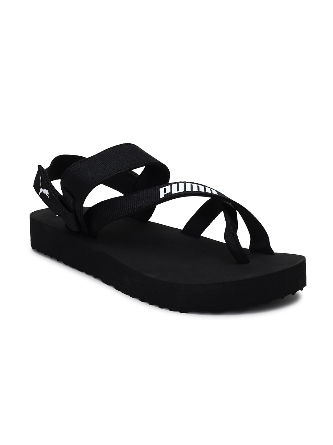 Buy Puma Summer Cat Unisex Black Sandals 10 Online