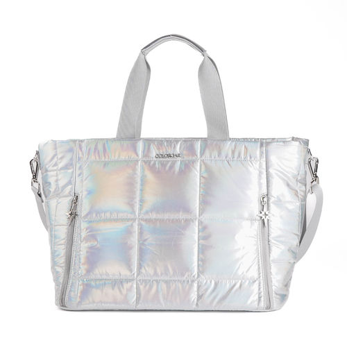 Colorbar Metallic Magic Tote Bag Stunning Silver