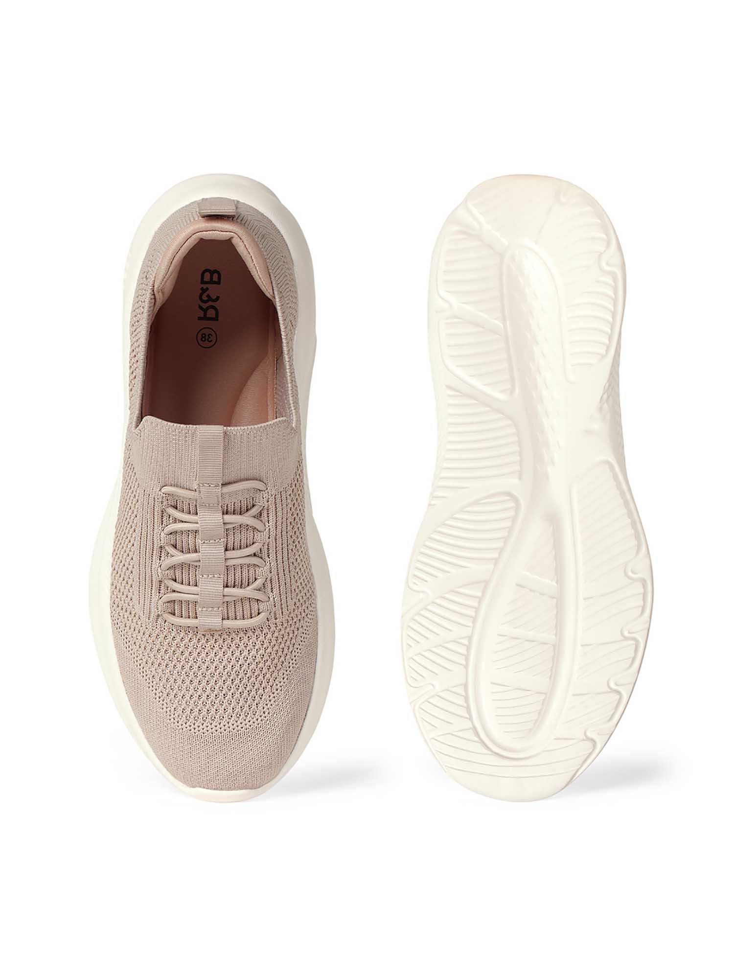 Buy R&B Women Beige Walking Shoes Online