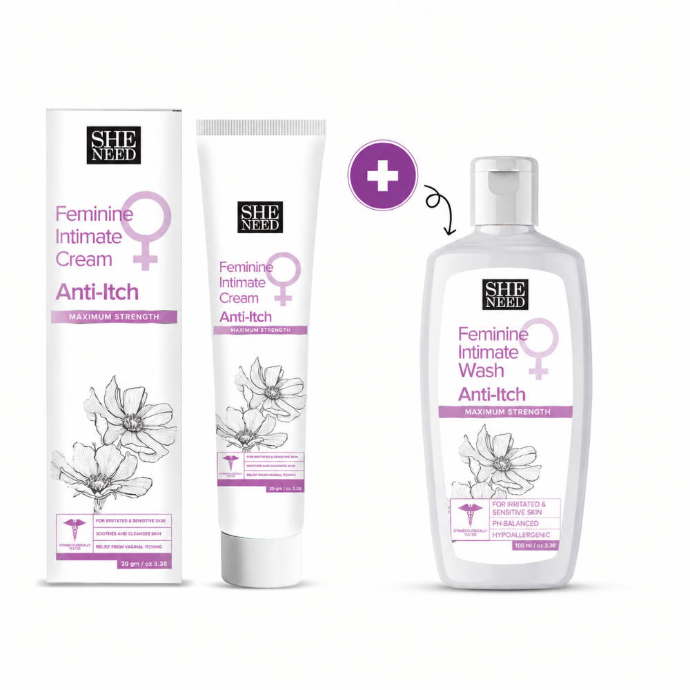 SheNeed Intimate Anti-Itch Cream + FREE SheNeed Intimate Anti-Itch Wash
