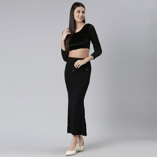 Buy TWIN BIRDS Women Solid Side Slit High Rise Stretchable Viscose