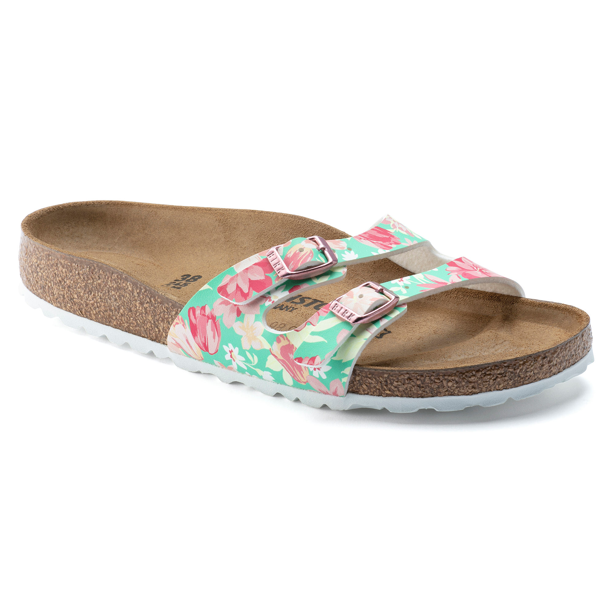 Birkenstock Ibiza Birko-Flor Green Narrow Widht Womens Sandals - EURO 40:  Buy Birkenstock Ibiza Birko-Flor Green Narrow Widht Womens Sandals - EURO  40 Online at Best Price in India | Nykaa