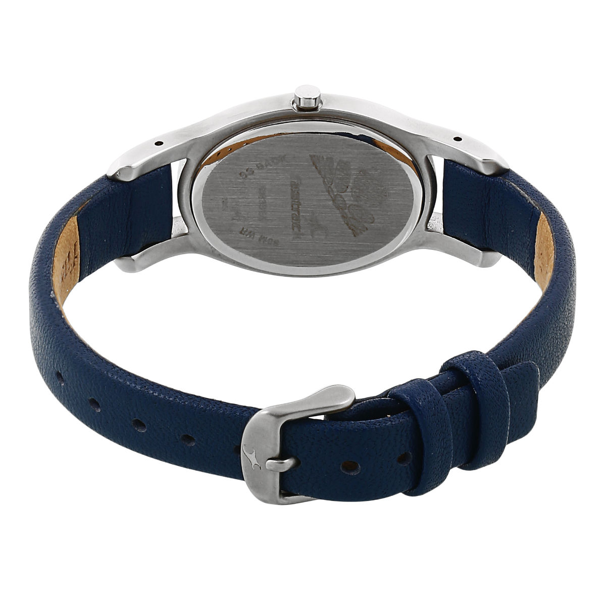 Fastrack White Dial Blue Leather Strap Watch Buy Fastrack White Dial