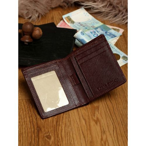 Louis Stitch Wallets : Buy Louis Stitch Denim Blue Italian Saffiano Leather  Wallet with Blocking Card Holder Online