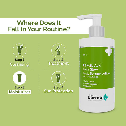 Buy The Derma Co 1% Kojic Acid Body Lotion for Daily Glow and Skin Radiance  Online