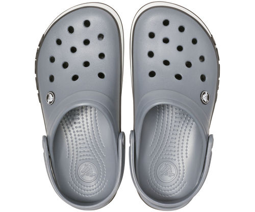 Crocs Grey Solid Unisex Clogs EURO 36-37