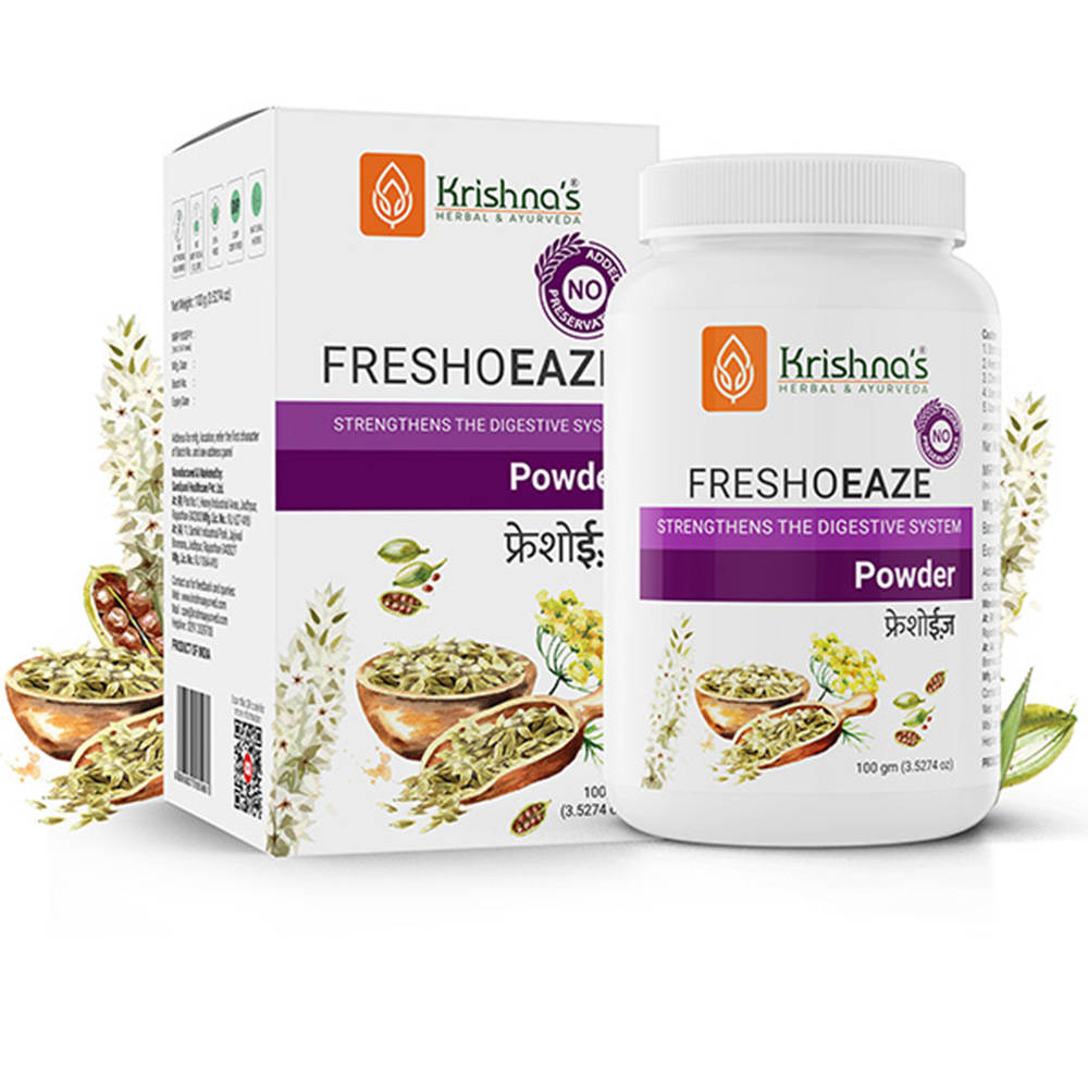 Krishna's Herbal & Ayurveda Freshoeaze Powder