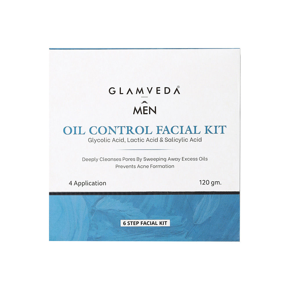 Glamveda Men Oil Control Facial Kit Buy Glamveda Men Oil Control