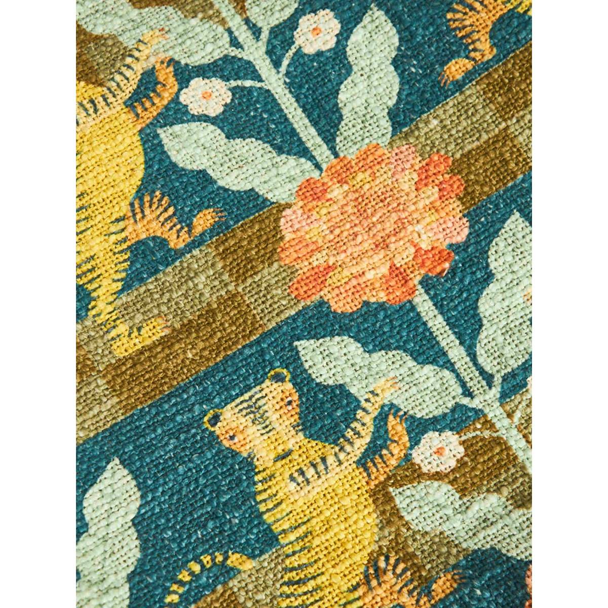 Buy Chumbak Marigold Tiger Throw (19x24 inches) Online