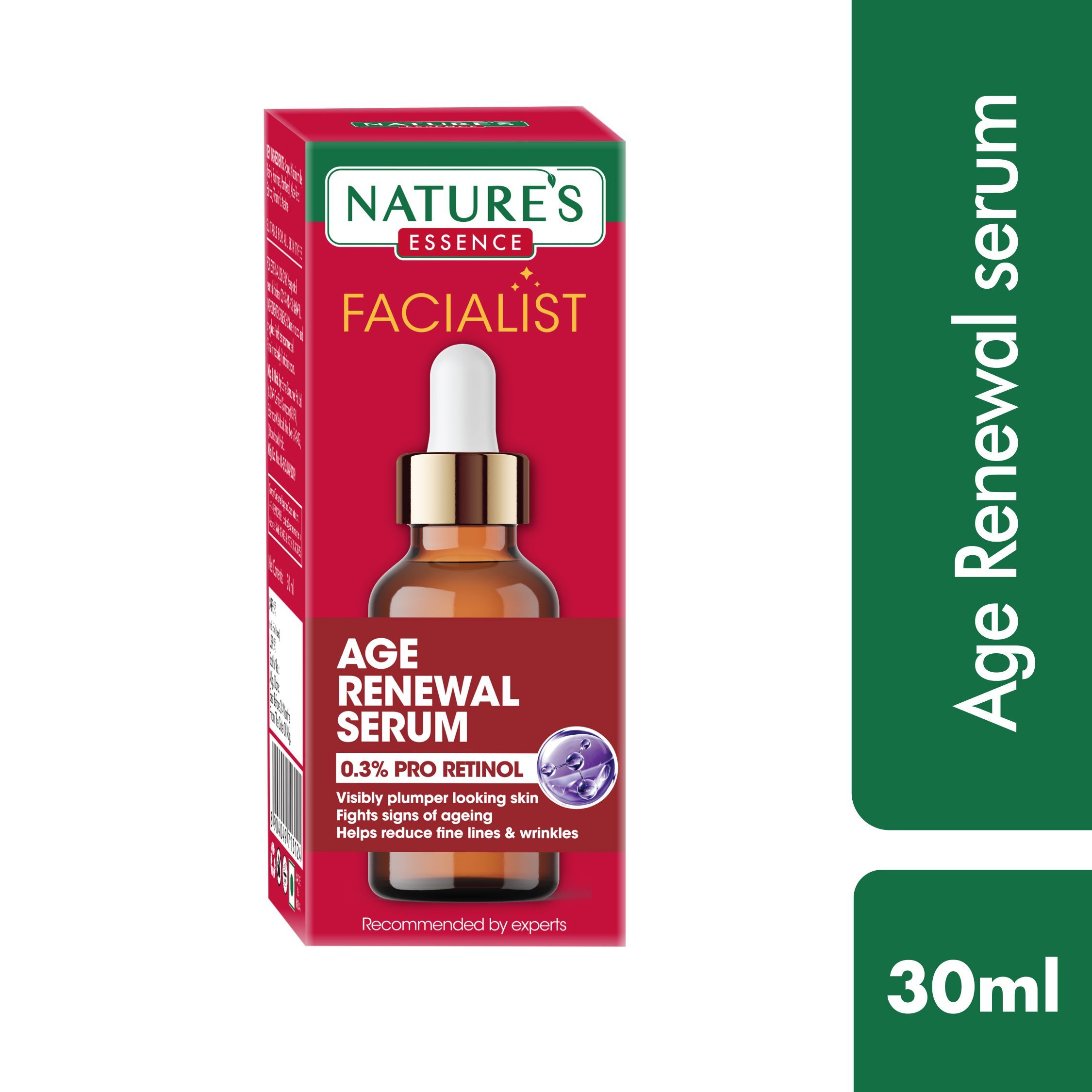 Nature's Essence Age Renewal Serum with 0.3% Pro Retinol