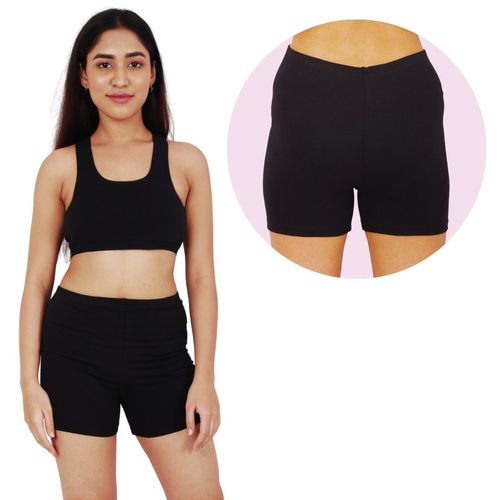 Adira Pack Of 2 Underdress Shorts - Black (M)